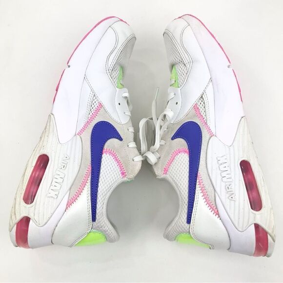 Nike Air Max Excee White Indigo Burst Pink Blast Running Athletic Sneakers - Picture 6 of 15